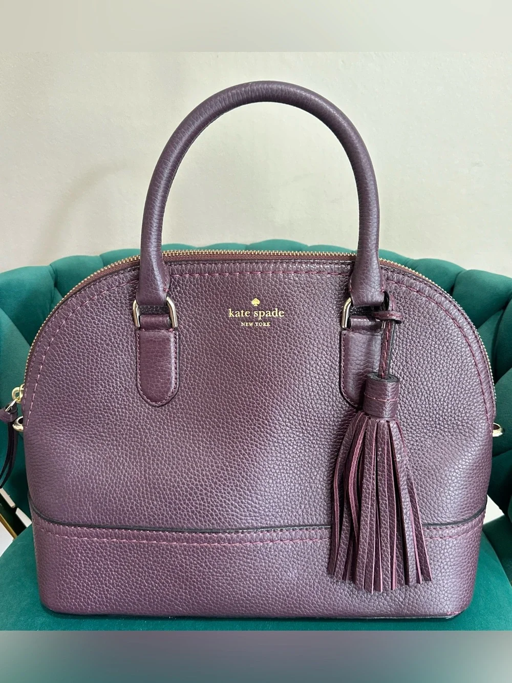 kate spade Plum Satchel Bag